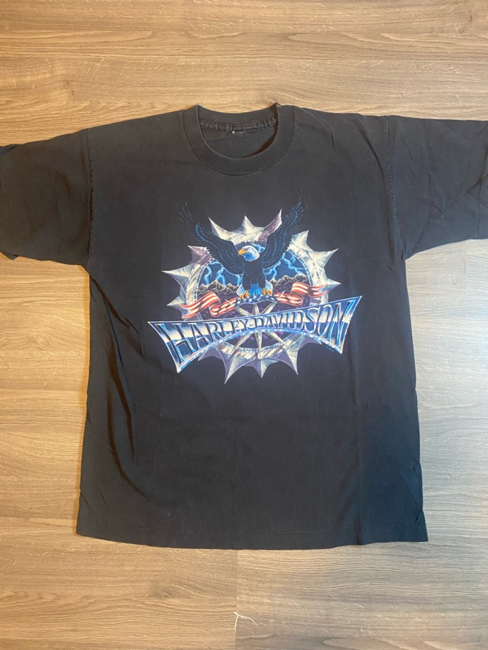 Vintage 1996 Harley-Davidson Black Tee - London, England